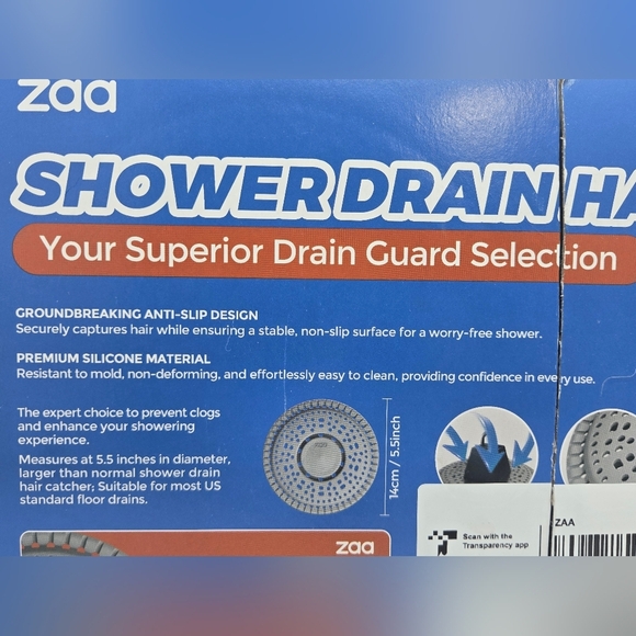 ⭐️3/$15 2 Shower Drain Hair Catcher Superior Drain Protection Premium Silicone - Picture 8 of 8
